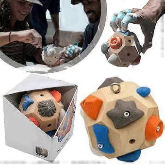 Boulder Block Handcrafted for Advanced Finger Strength Training in Rock Climbing and Outdoor Sports_jyw1