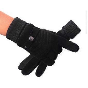 Men's Winter Cycling Gloves Windproof Thermal Touch Screen Gloves Ski Snow Gloves-brnv