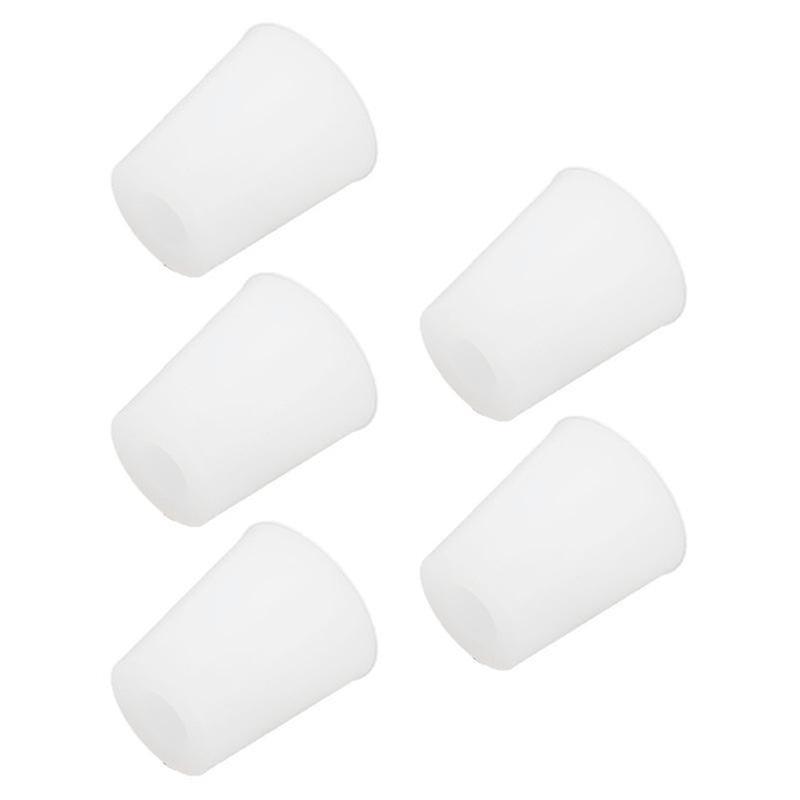 2,3 x 2,3 cm weiße Reagenzgläser 5 Stück Dichtung Silikondeckel Weiße Silikonstopfen Silikonstopfen in Lebensmittelqualität