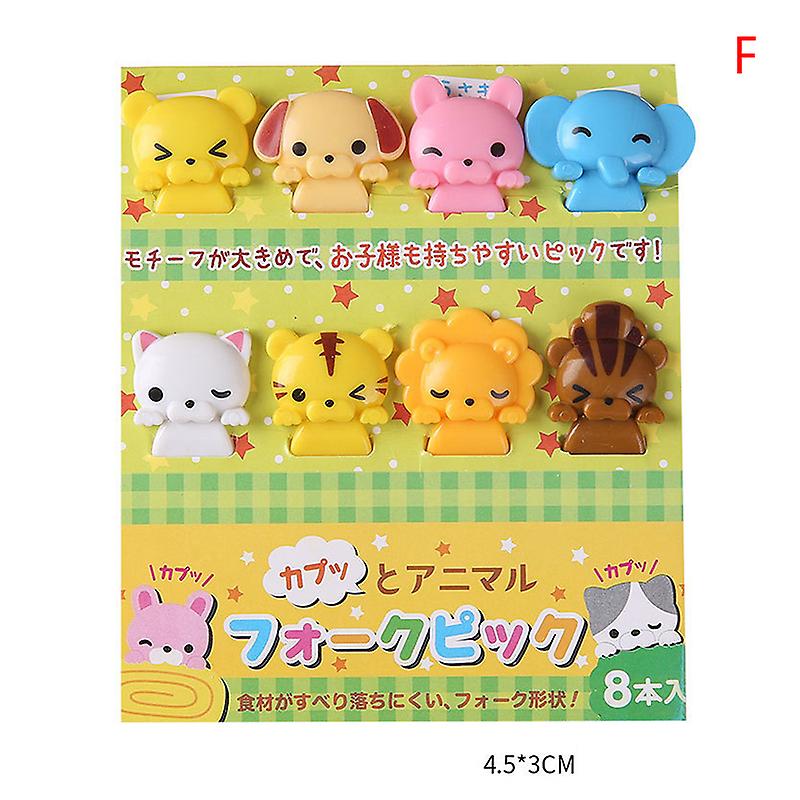 Mini Animal Cartoon Fruit Fork Children Snacks Cake Dessert Food Fruit Fork