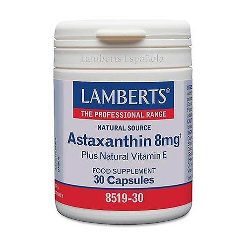 Astaxanthin 8 mg with natural Vitamin E 30 capsules