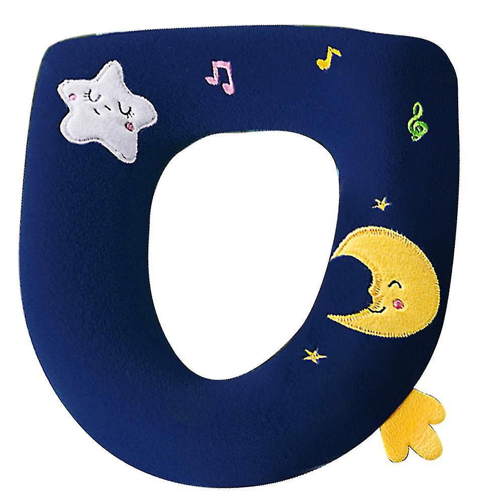 Thicker Bathroom Toilet Seat Cover Pads Soft Warmer Toilet Seat Cushion Cover Stretchable
