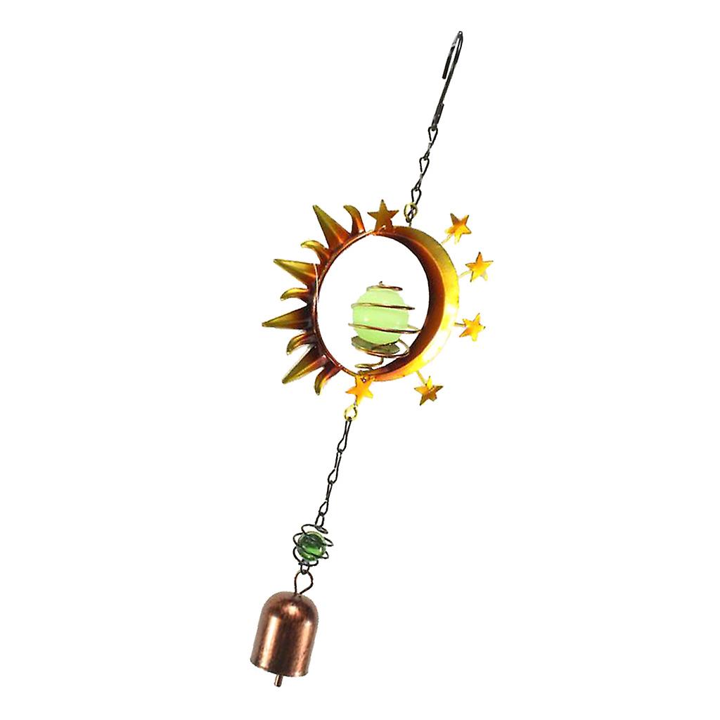 Metal Wind Spinner Hanging Garden Wind Spinner 3d Twisting Decor Yard Sun