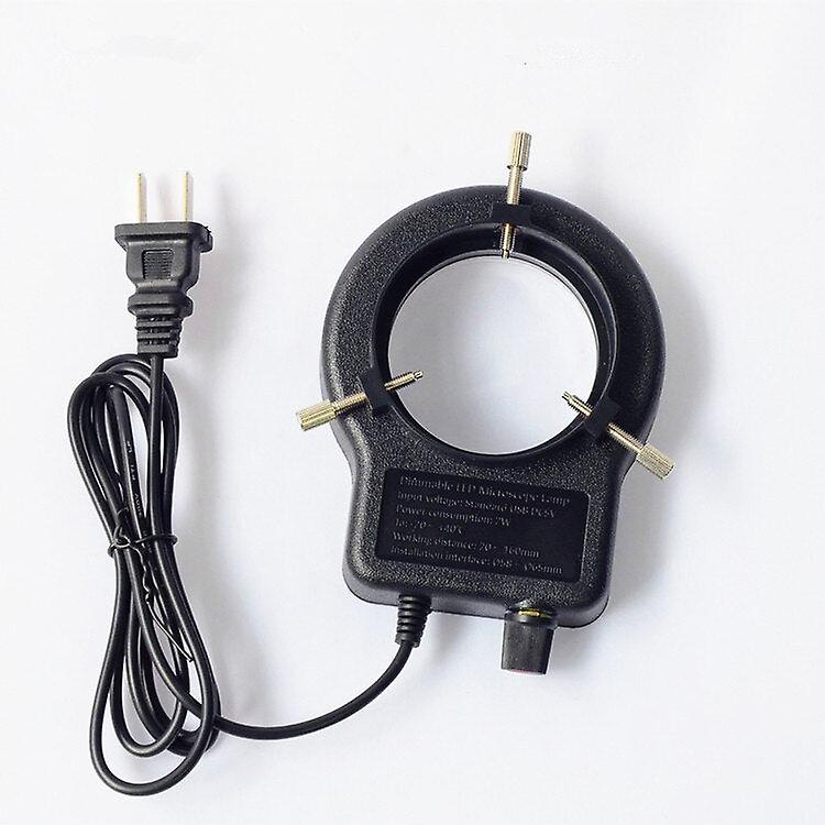 Microscope Blue Ring Light Source Led Ring Lamp Backlight 65mm Diameter Brightness Adjustable Ac100-250v