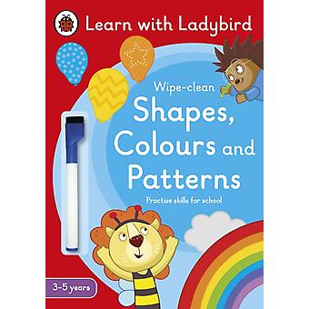 Shapes Colours And Patterns A Learn With Ladybird Wipe-clean Activity Book 3- - Ladybird - Paperback - en Book