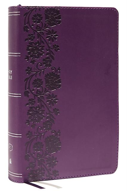 Kjv Holy Bible Large Print Singlecolumn With 43000 Endofverse Cross References P by Thomas Nelson Leather  fine binding Book