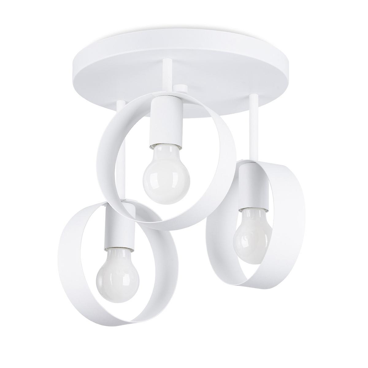 Titran Semi Flush Ceiling Light White