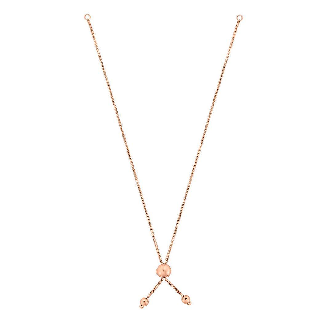 Pulseira feminina com acabamento em ouro amarelo 14k, 20 cm (8 polegadas), 1,3 gramas.