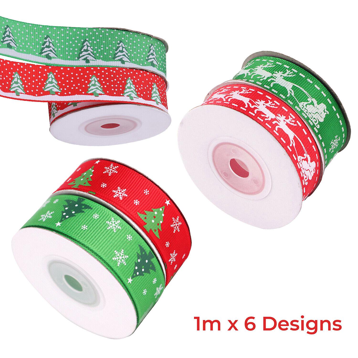 Papai Noel Natal Ribbon Decorações Presente