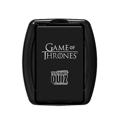 GAME of THRONES Winning Moves Top Trumps Quiz Card Game for Ages 12 Years and Up