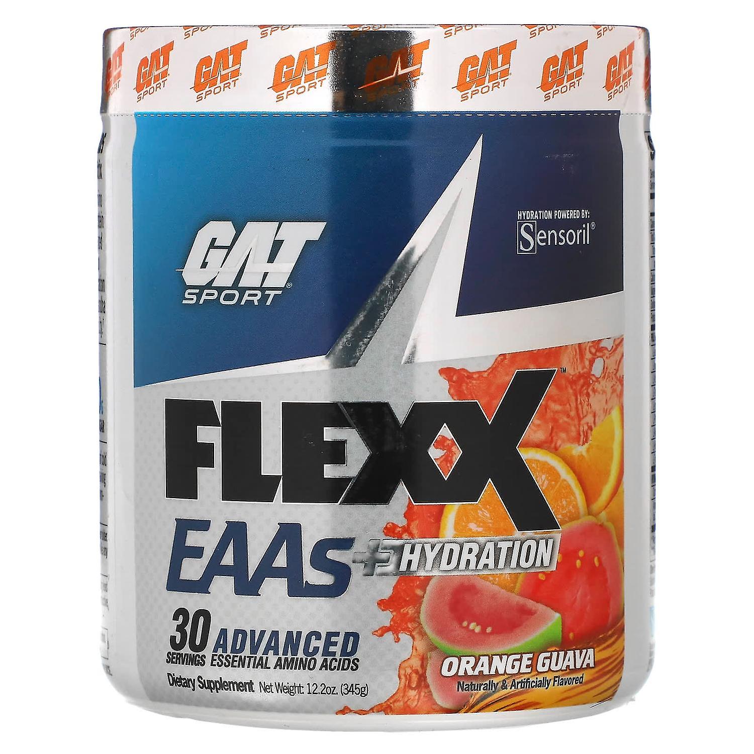 GAT, Flexx EAAs + Hydration, Orange Guava, 12.2 oz (345 g)