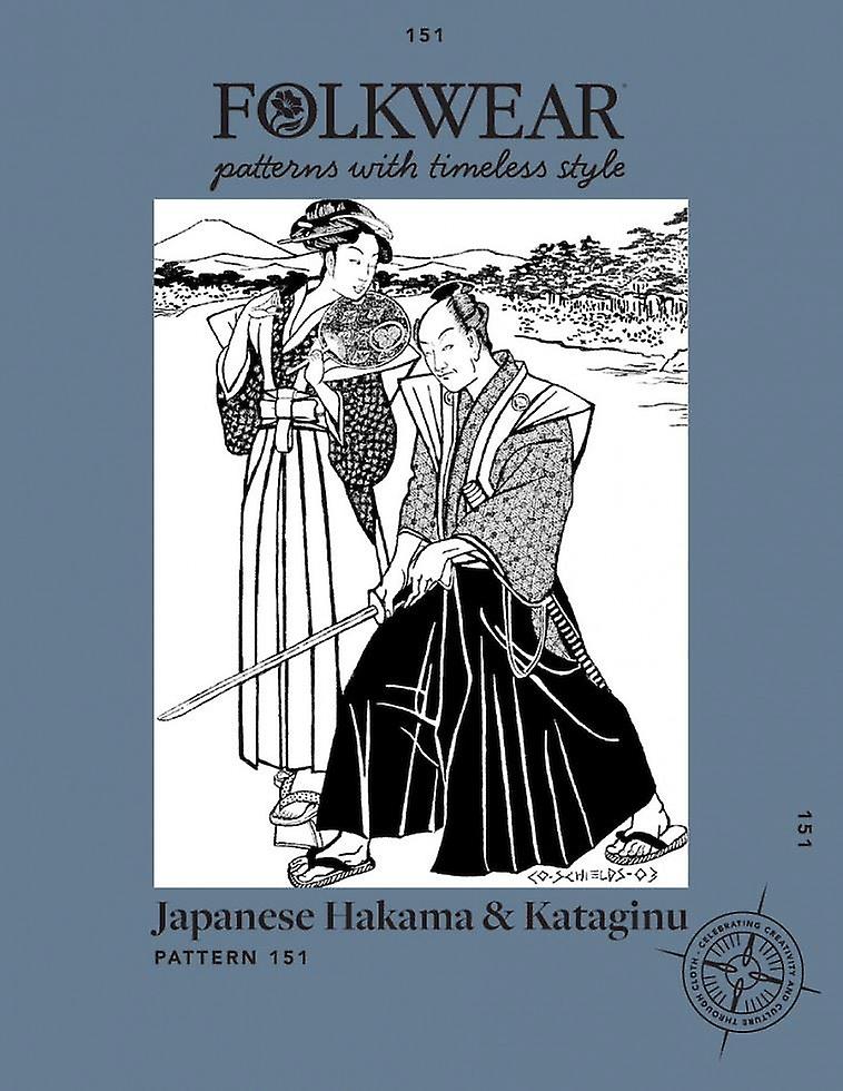 Folkwear Patterns Paper Sewing Pattern Japanese Hakama & Kataginu