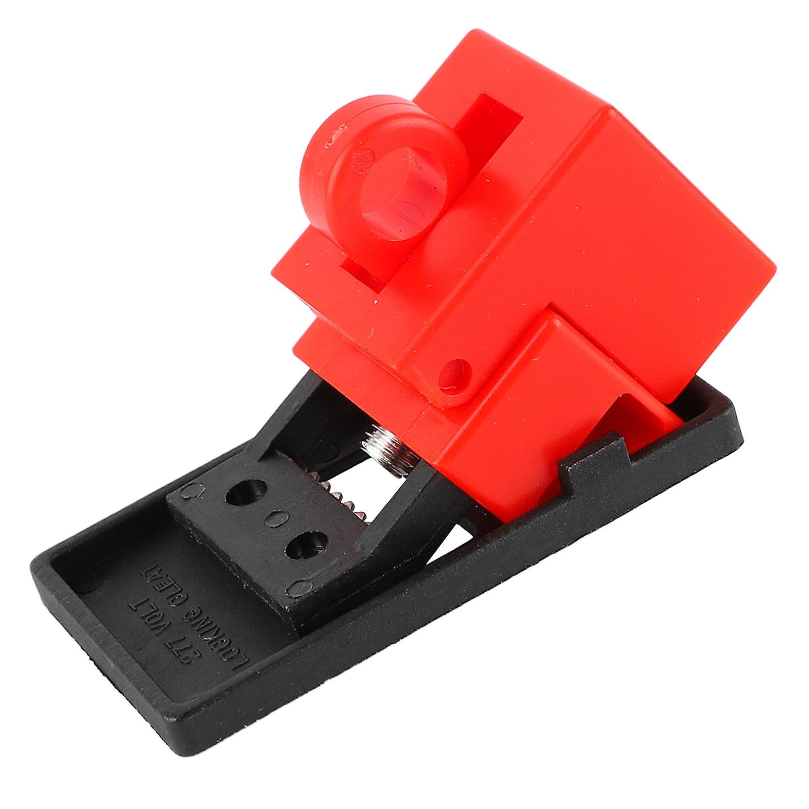 Clamp On Breaker Lock PP Plastic Breaker Lockout Device Electrical Maintenance Accessory