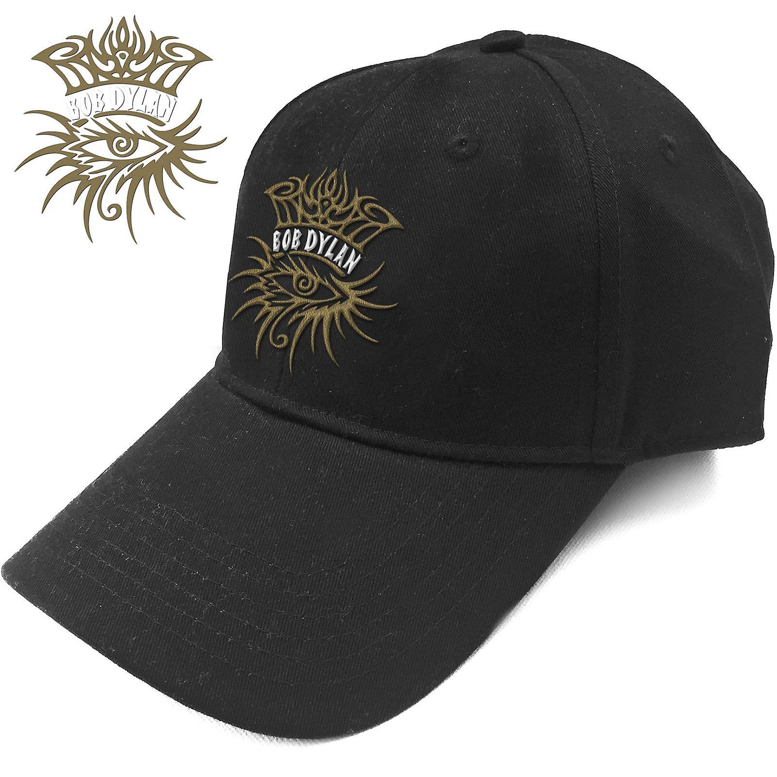 Bob Dylan Curve Peak Snapback Cap ~ Eye Icon