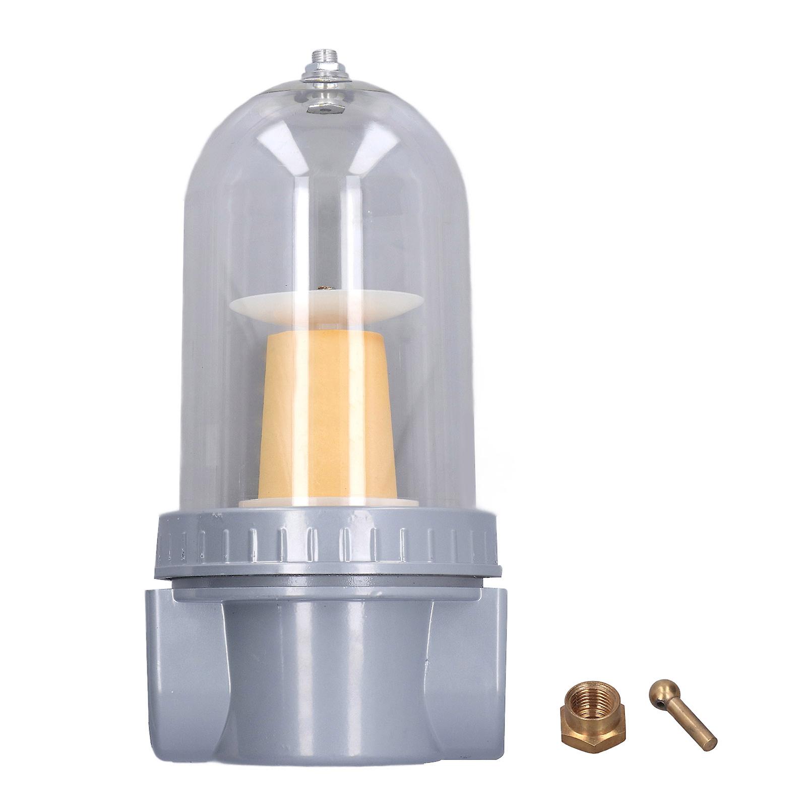 Air Compressor Filter High Accuracy Filtering Oil Water Separator with Transparent Cup 0.63MPaQSL‑40 G1-1/2