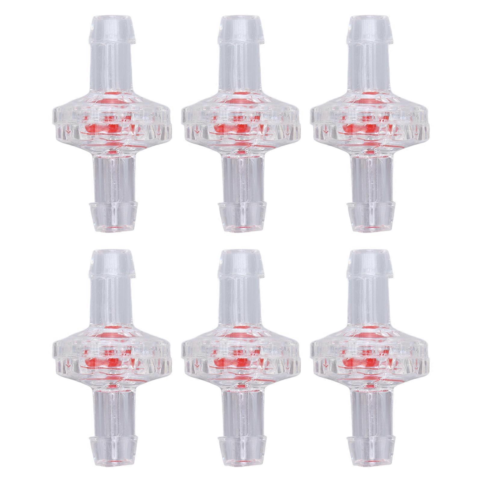 10Pcs 5mm Transparent PP Check Valve Hose Water Stop Diaphragm
