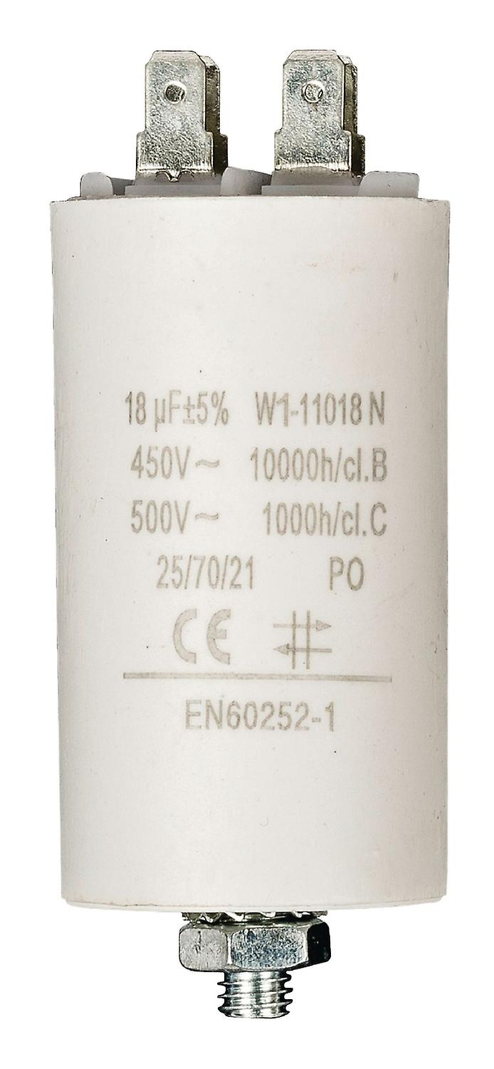 Capacitor 450V + Earth 18.0uf / 450V + Aarde