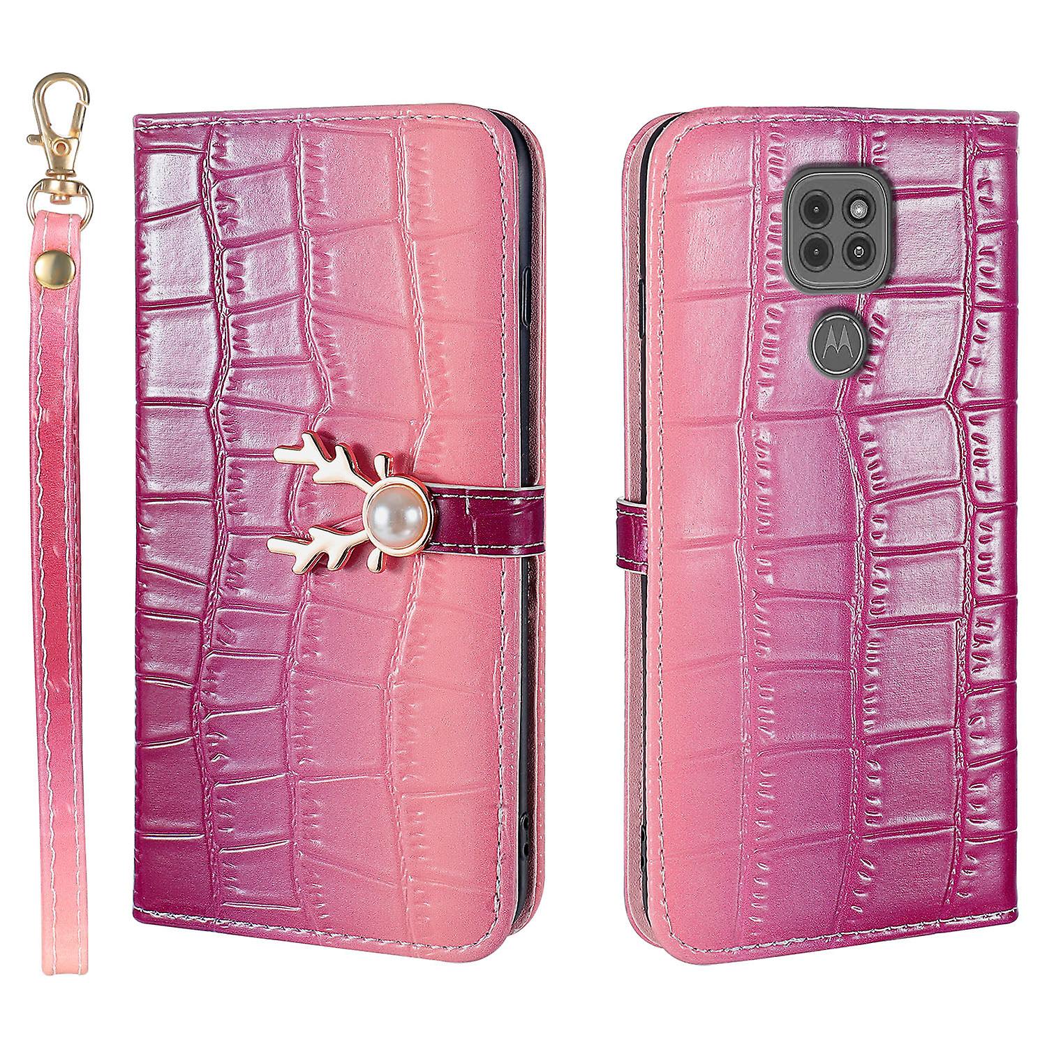 For Moto G9 Play Phone Case With Strap