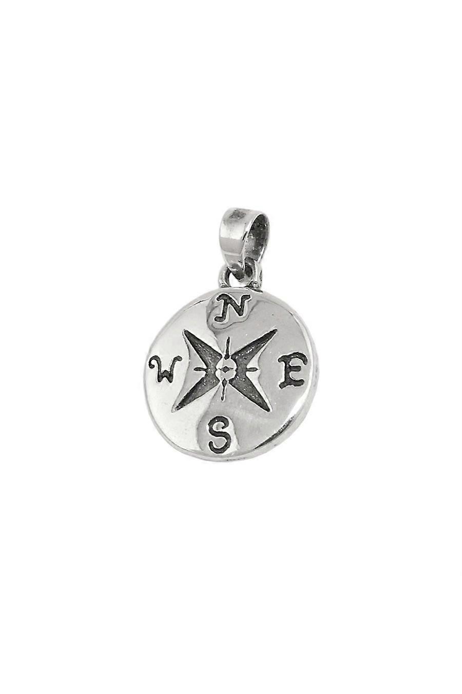 Pendant Wind Rose Oxidated Silver 925 - Gl93741