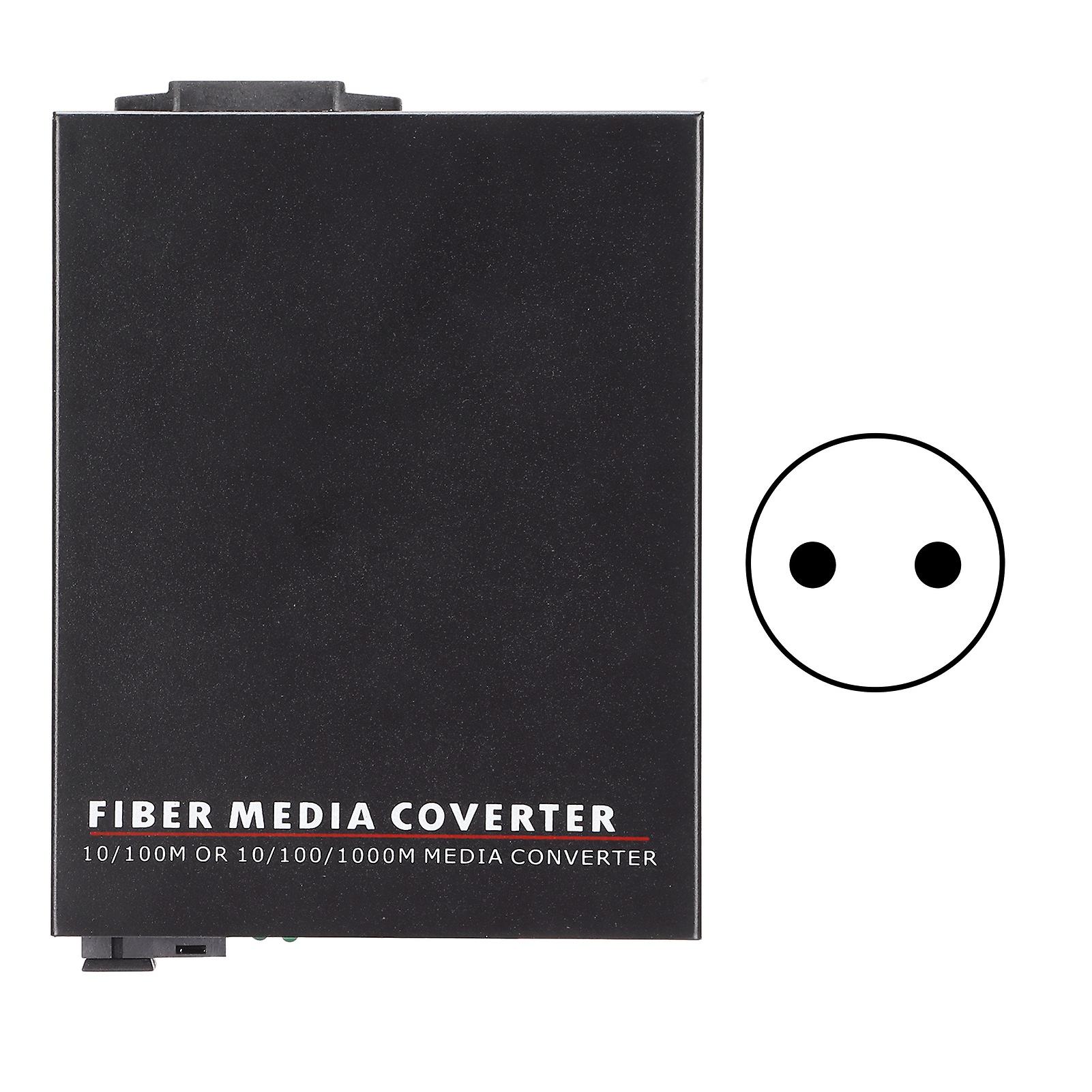 Fiber Optic Router TBCMC3612NS20A Single Mode Single Fiber 20km/SC/1310nm Gigabit Fiber Transceiver with Plug 100250V(EU Plug )