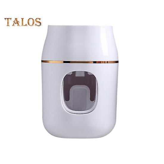 Toothpaste Dispenser Box Self Adhesive Squeeze Toothpaste Convenient Practical Strong Bearing Capacity Automatic Toothbrush Squeezing Tool