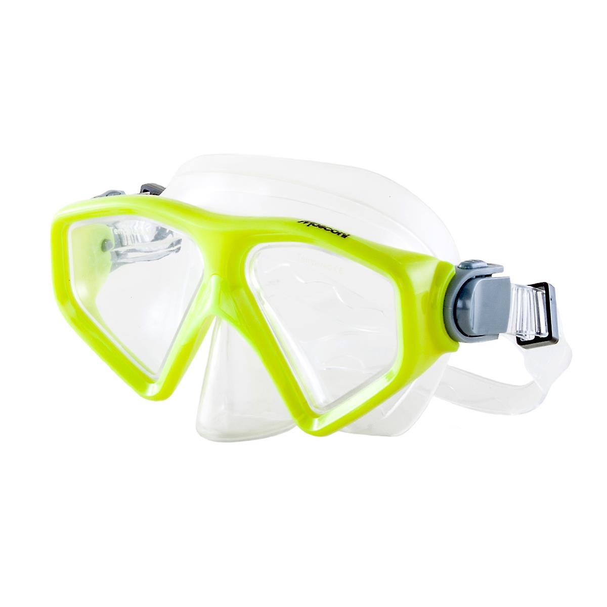 Mosconi Ribon Pro Μάσκα Κολύμβησης με Αναπνευστήρα - Lime Green Unisex Adult