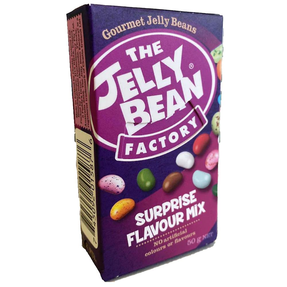 The Jelly Bean Factory Tasty Layesr Soft Juicy Inside Plished Crunchy 18x50g