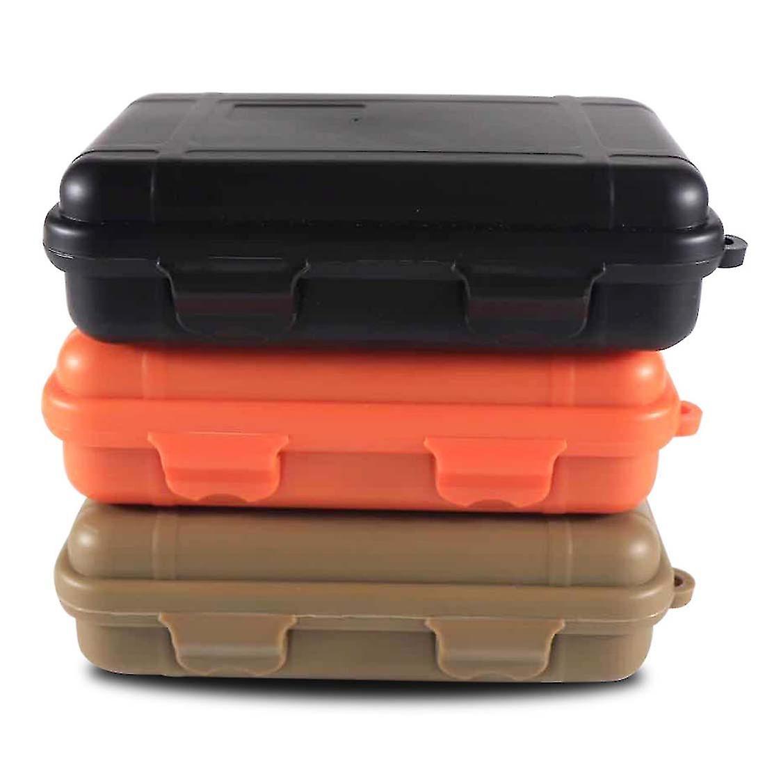Survival Storage Box Outdoor Survival Storage Box Plastic Shockproof Waterproof Container Airtight Case Carry Box -D