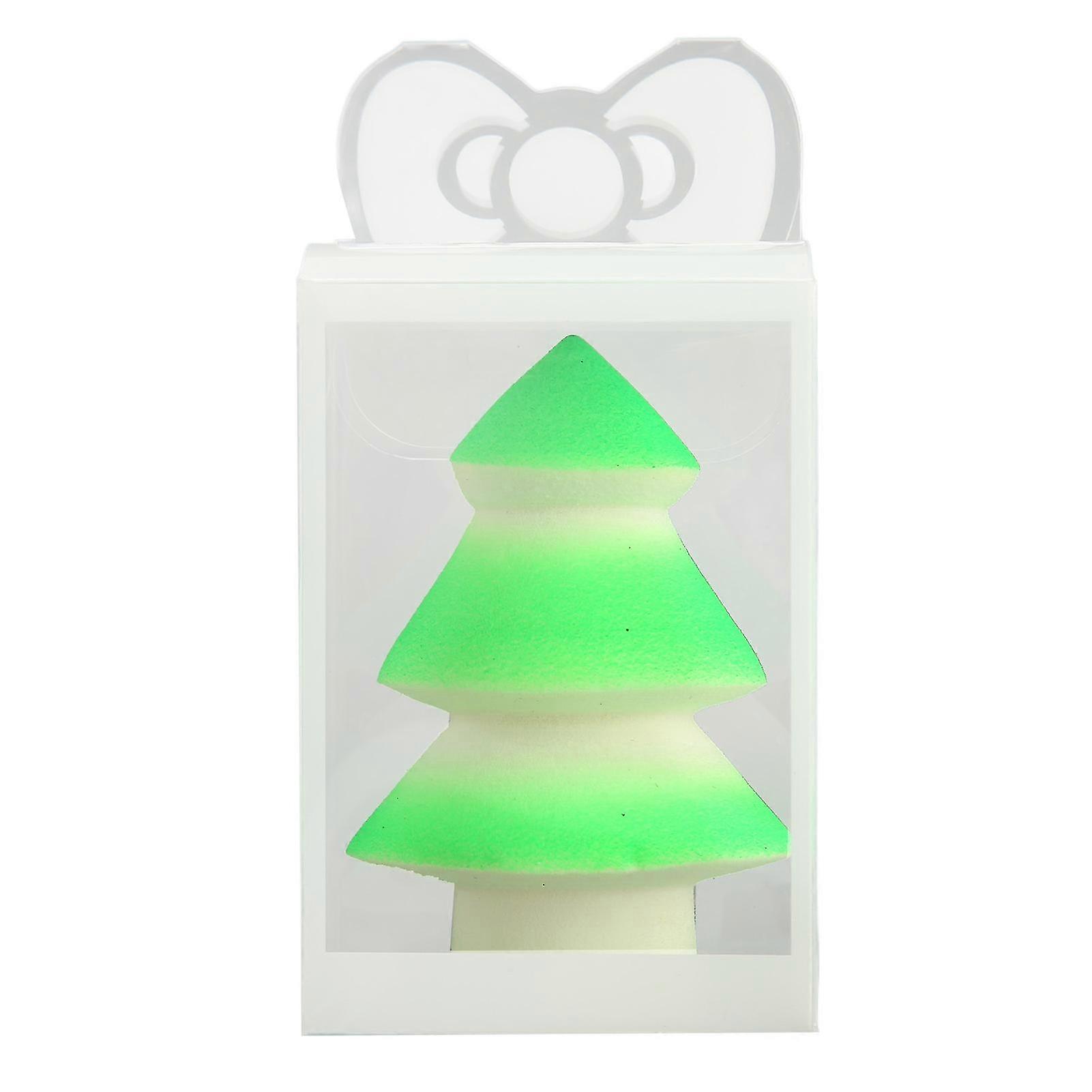 Christmas Makeup Sponge, Soft, Elastic, Hydrophilic, Portable, Facial Sponge, for Daily Use