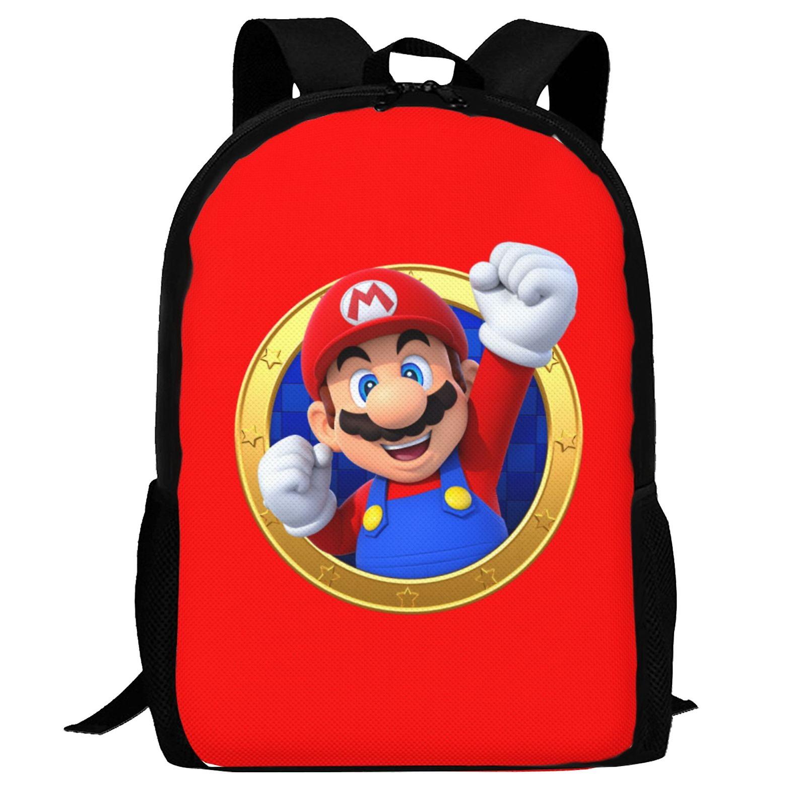 Super Mario Backpack,Laptop Backpack Lightweight Casual DaypackMulti-Function Travel Backpack