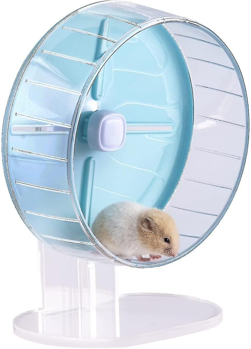 Windmill Quiet Candy Color Running Wheel With Height Adjustable Base And Cage Attachment For Hamster