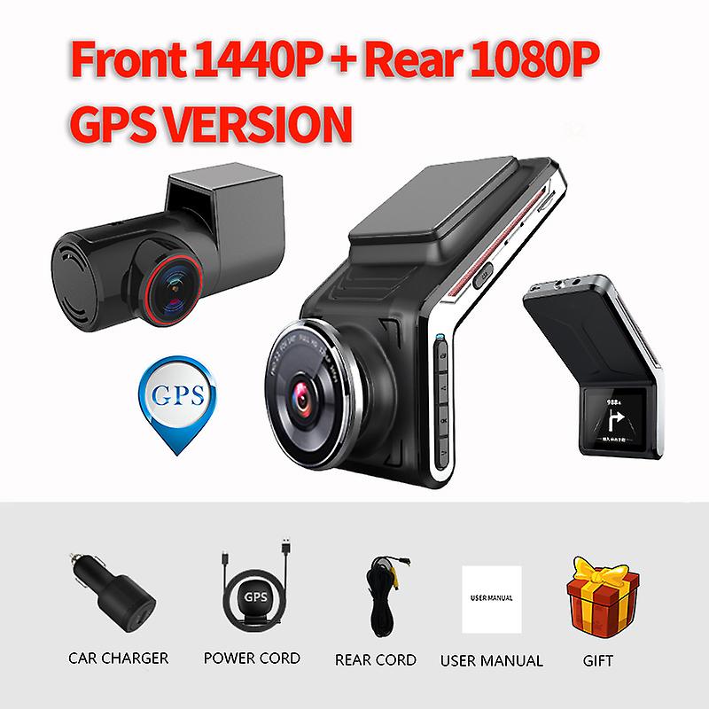 Redkid U2000 Dash Cam Front And Rear 4k 2160p 2 Camera Car Dvr Dashcam Video Recorder Auto Night Vis