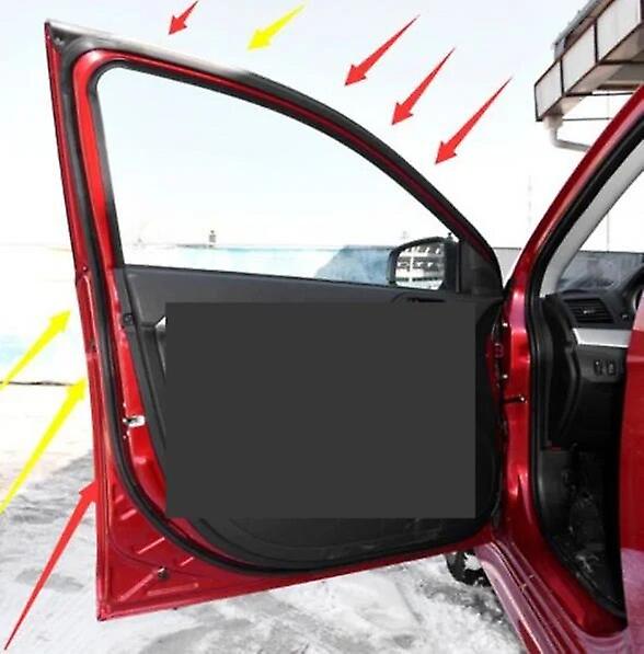 1 Piece Door Rubber For Outlander Rain Seal Strip Weather Proof For Airtrek Door Frame With Clips Front Or Rear Left Or Right