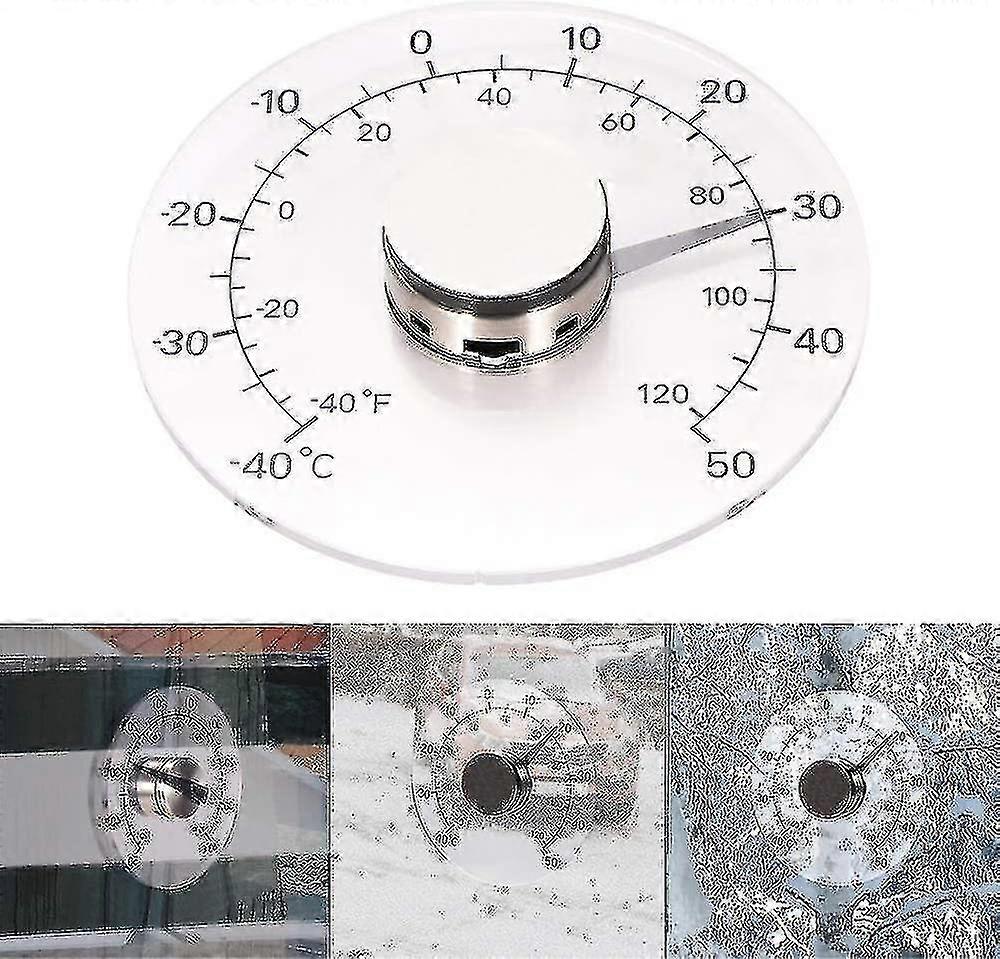 Wall Window Thermometer,household Transparent Thermometer - Sjue