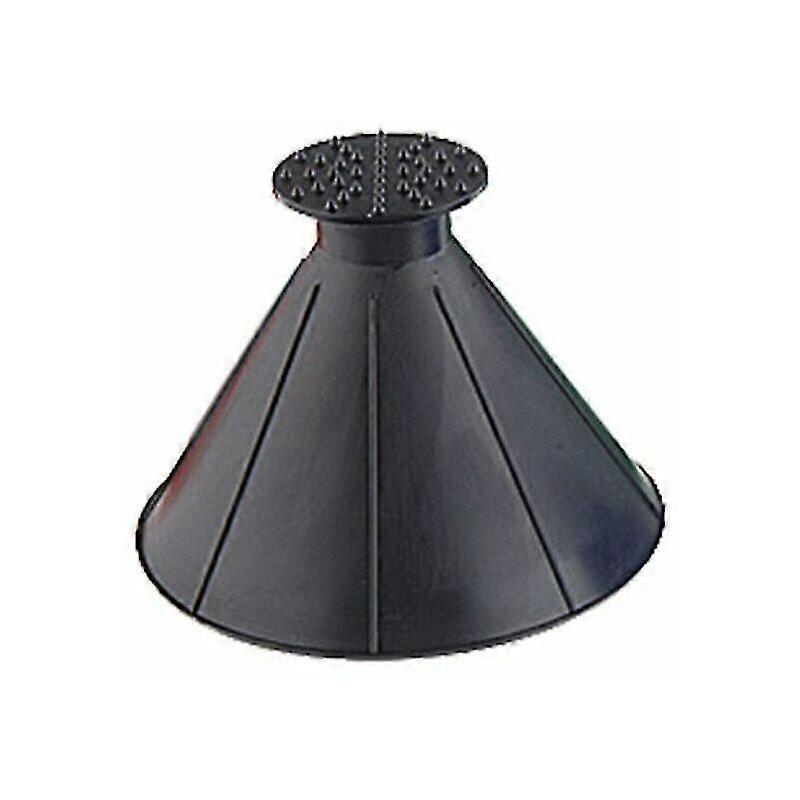 3-in-1 Cone Shape Magic Snow Removal Car Ice Scraper- Red2pcs