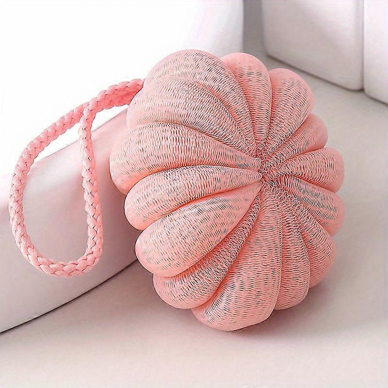 Large Dual-Use Foaming Bath Ball - Exfoliating and Moisturizing Body Scrubber - Non-Shedding Plastic Material for Relaxing Bath Experience
