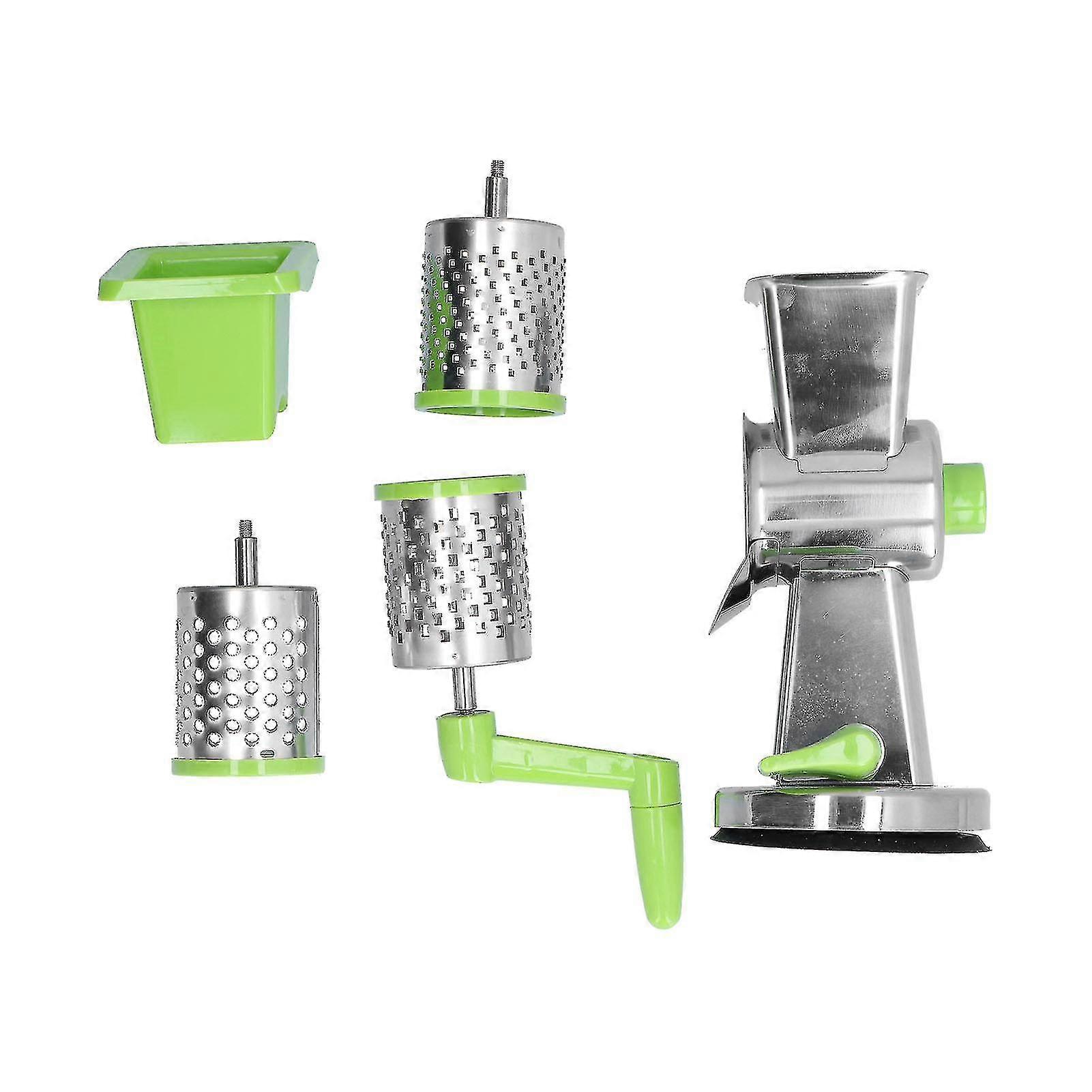 Handheld Cheese Grater - Compact and Durable Rotary Drum, Easy Assembly, Fashionable Design.