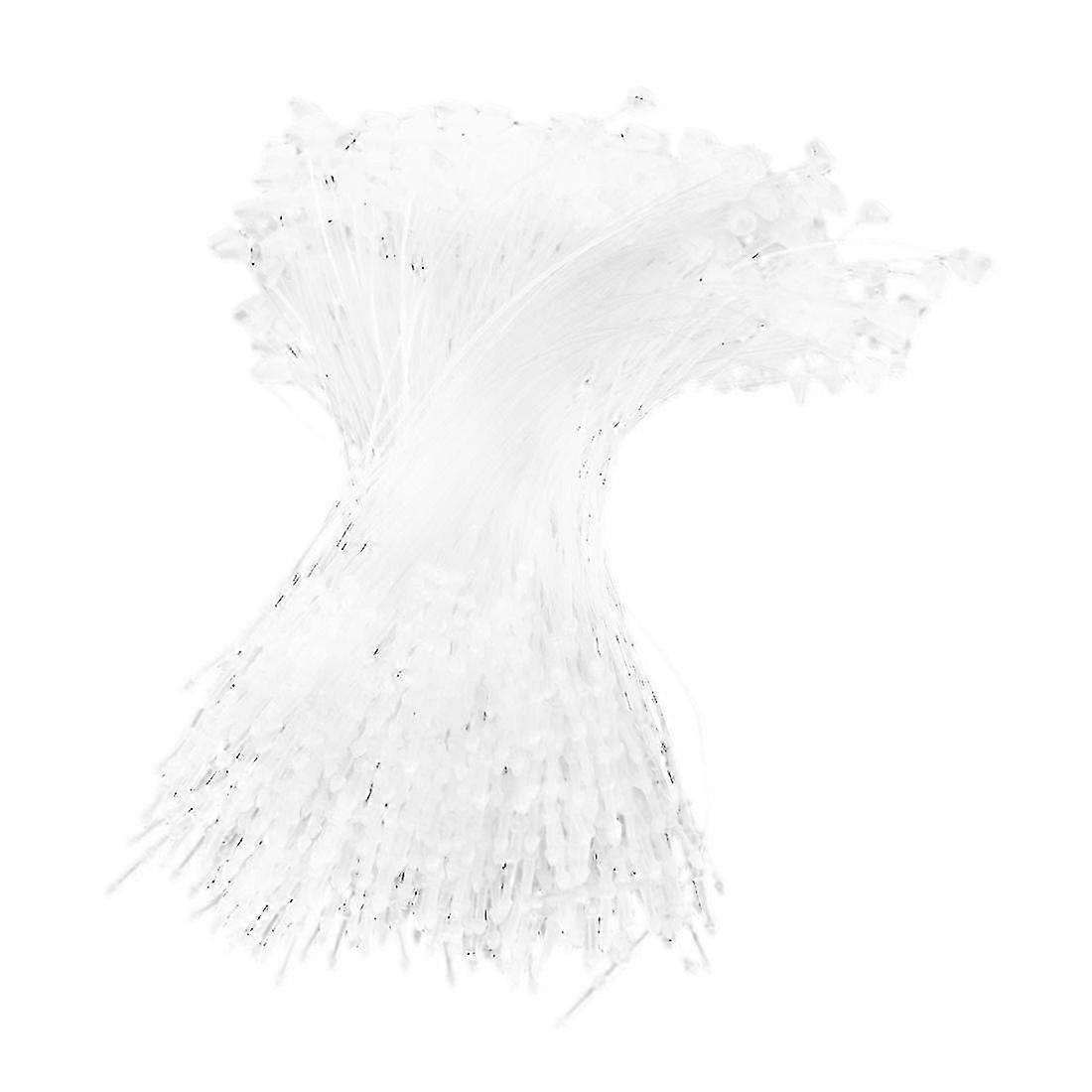 500pcs bianco Snap Lock Pins Loop Price Tag Fastener 5 "130mm Retail Display Hanging Hook Clips