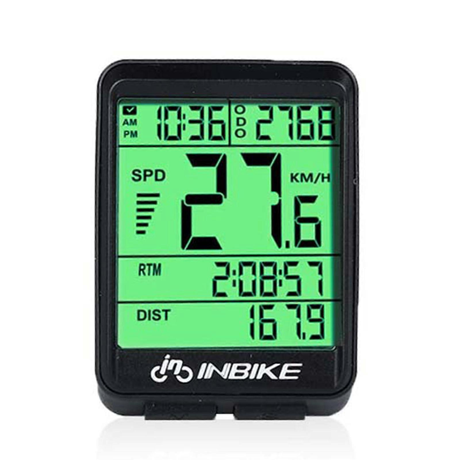 Wireless Bike Computer Bicycle Speedometer Odometer Waterproof LCD Stopwatch