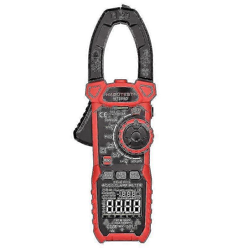 Ht208d Inrush Clamp Meter 1000a True Rms Ac/dc Current Amp Meter, Vfd, Loz Mode, 6000 Counts, Measur