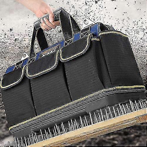 19-inch Tool Bag Waterproof Tool Bag With Adjustable Shoulder Strap And Molded Base