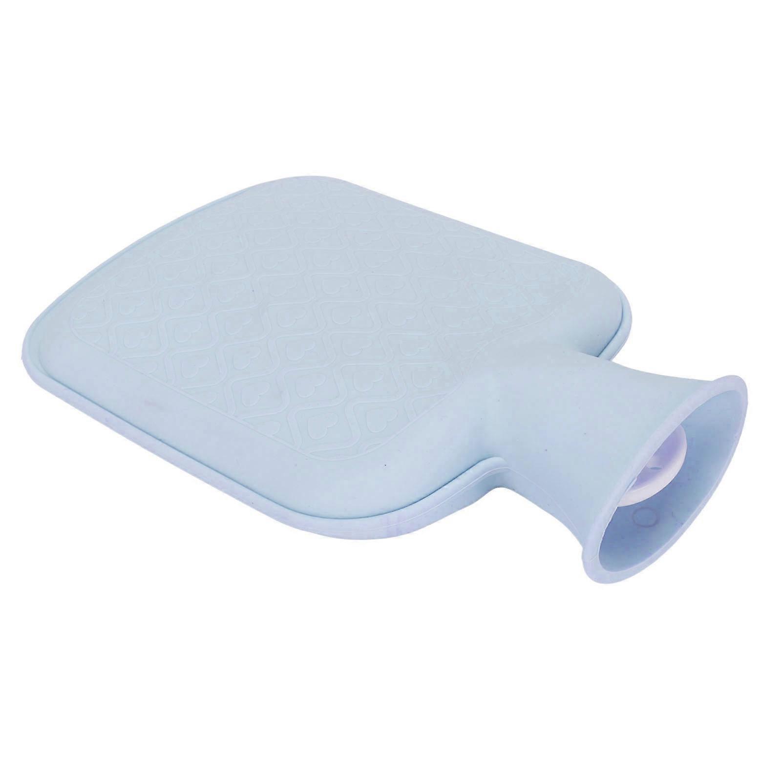 ホットウォーターボトルかわいい厚い柔らかいシリコン暖房ホットウォーターバッグ冬用800ml