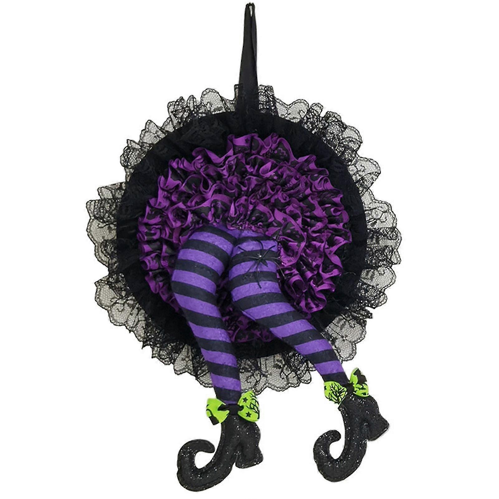 Halloween Decorations Wreath Door Hanging Ornament Wreath For Front Door Decoration