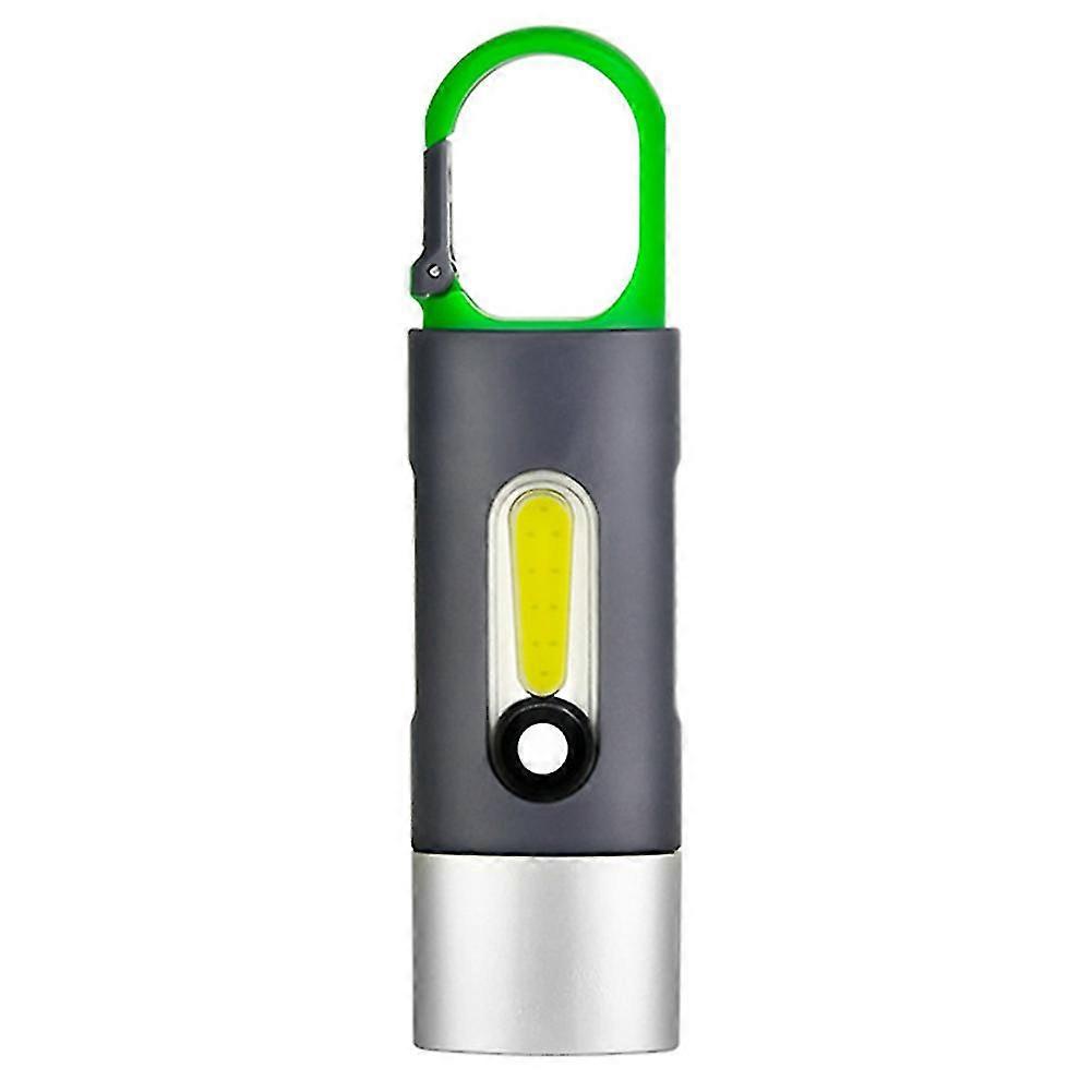 Zoomable Led Flashlight With Press-type Hook Emergency Rechargeable Searchlights For Climbing Camping