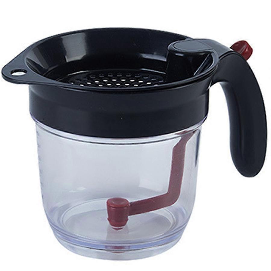 Kitchen Tool Fat Separator with Bottom Release Fat Separator with Strainer Soup Residue Oil Filter