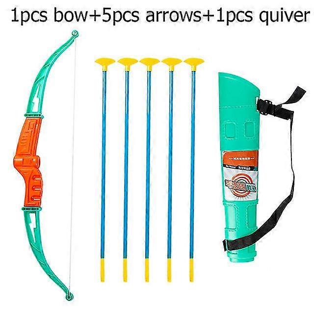 Child boy shooting simulation bow and arrow set toy parent-child interaction outdoor role playing birthday gift archery toy