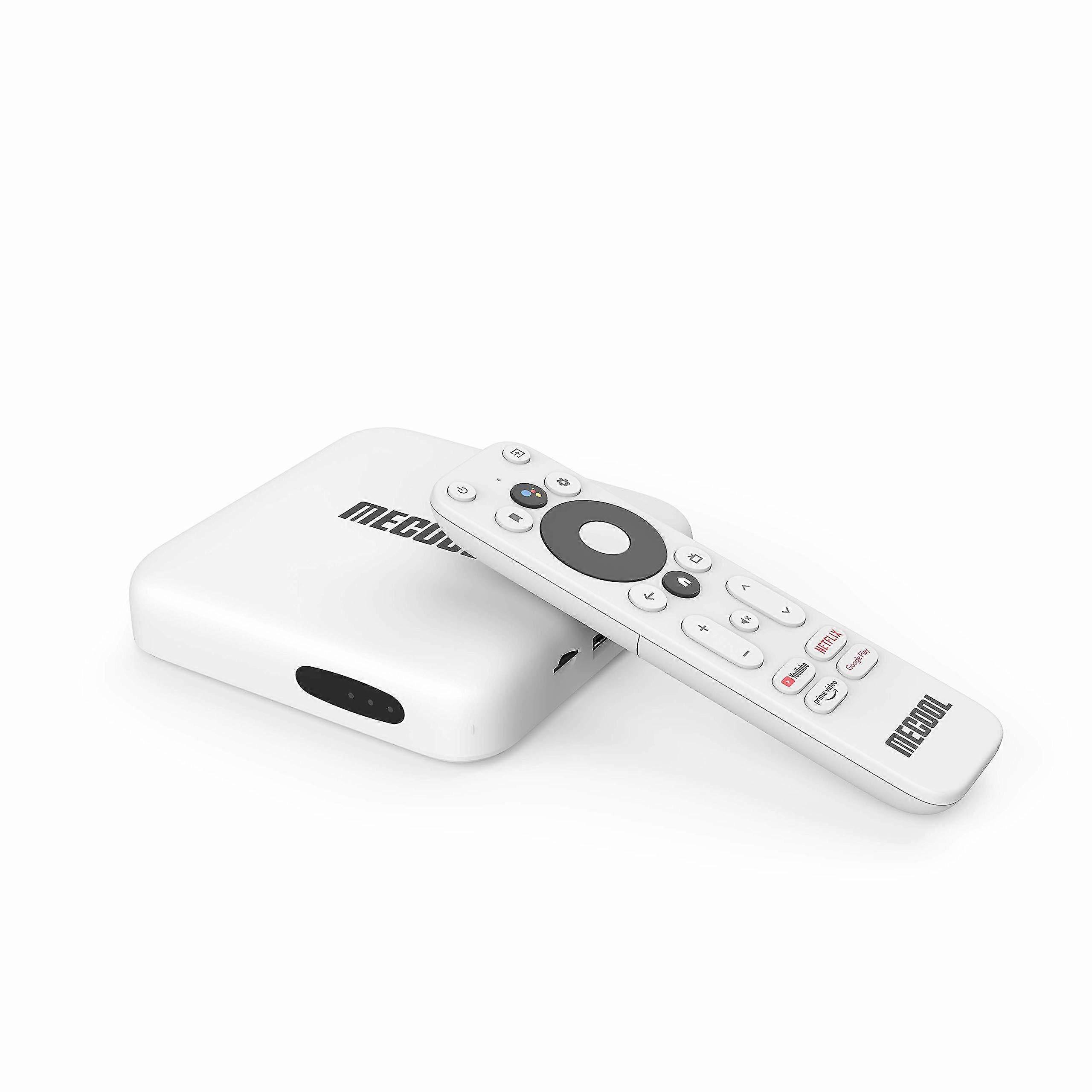 Box TV Android 4K, lecteur multimédia en streaming certifié Netflix avec télécommande (noir)