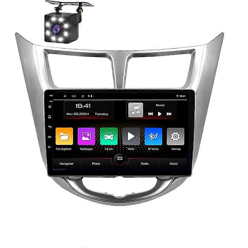 Car Radio Android For Hyundai Solaris Verna Accent 1 2010-2016 Auto Multimedia Player Stereo