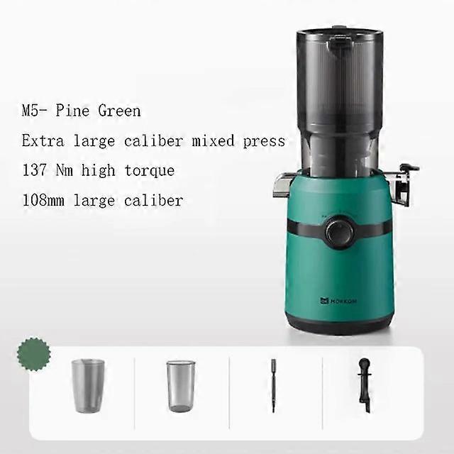 M6 Slow Household Hybrid Electric Juicer 13cm Large Caliber Fully Automatic Fruit And Vegetable Juice Separation