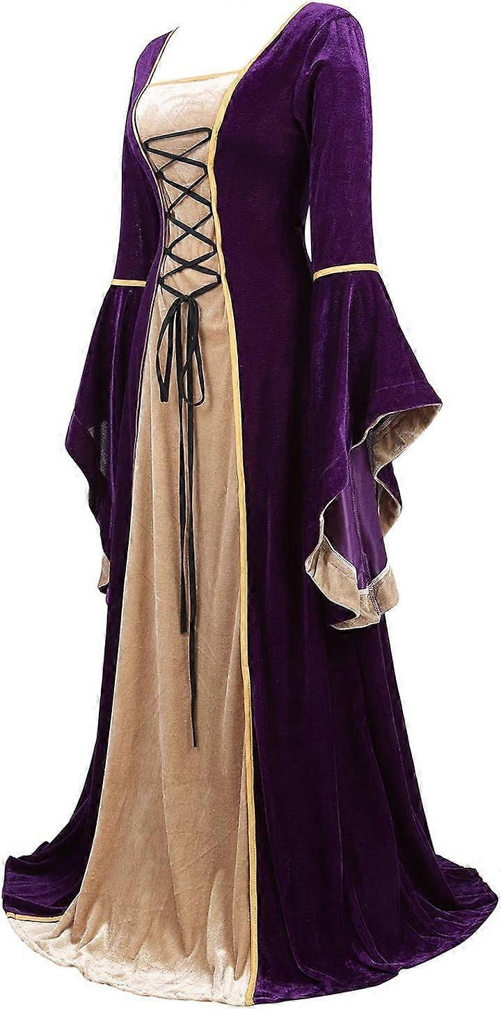 Renaissance Dress Women Medieval Dress Plus Size Witch Costume For Women  Halloween Costumes Ren Fairy Dress | Fruugo NO